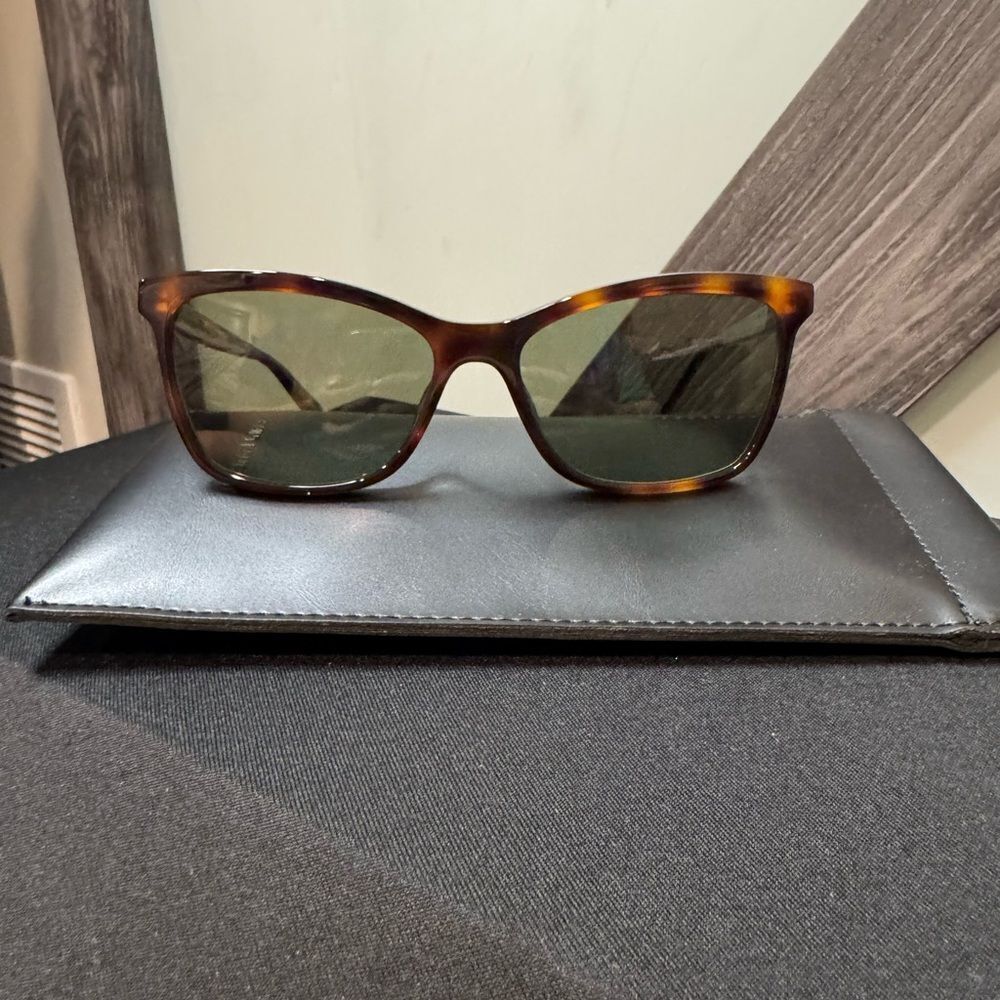 Saint Laurent Cat Eye Tortoise Sunglasses - Picture 1 of 4
